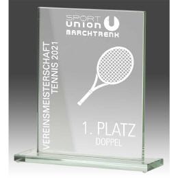 Glasaufsteller DOOR mit Lasergravur