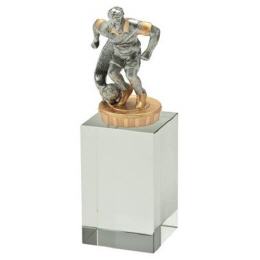 Glaspokal KRISTALL Fussball Kicker