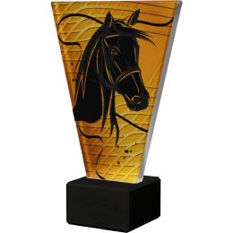Glaspokal BERNIE Pferd