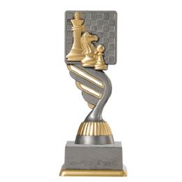 Trophäe SCHACH gold auf Marmor