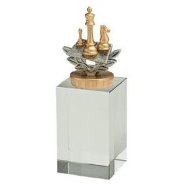 Glaspokal KRISTALL Schach