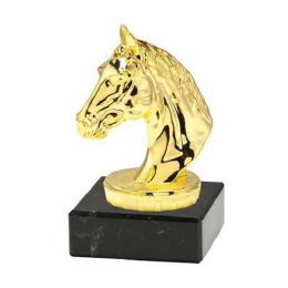 Trophäe FIGUR gold auf Marmor