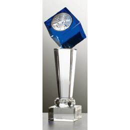 Glastrophäe BLUE CUBE